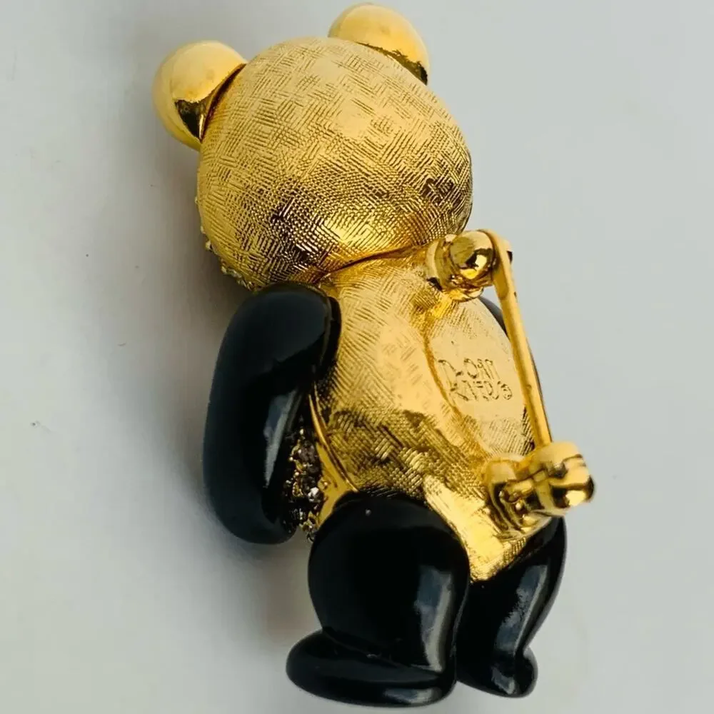 Vintage Joan Rivers Panda Brooch